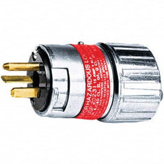 Hubbell Wiring Device-Kellems - Straight Blade Plugs & Connectors Connector Type: Plug Grade: Industrial - Exact Tool & Supply
