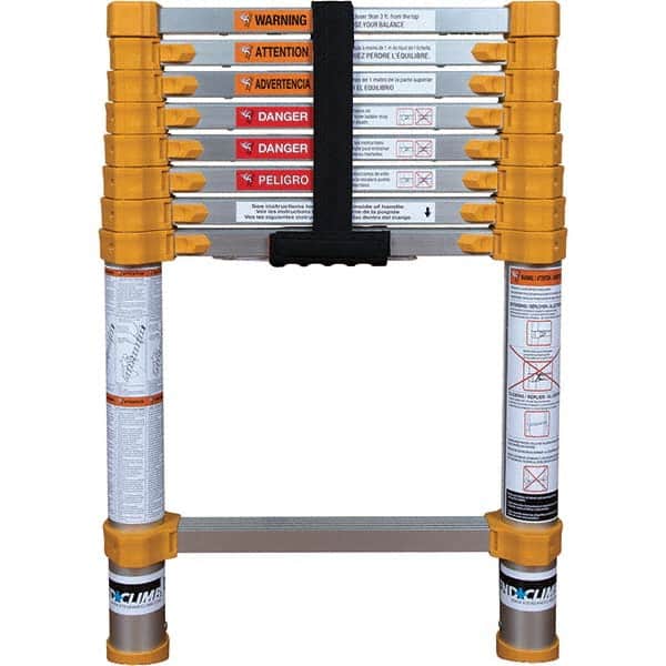 Xtend+Climb - Extension Ladders Type: Telescoping Ladder Height (Feet): 8.50 - Exact Tool & Supply