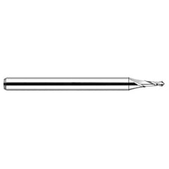 0.02″ × 3″ OAL 90 Degree Carbide Spotting Drill Uncoated - Exact Tool & Supply