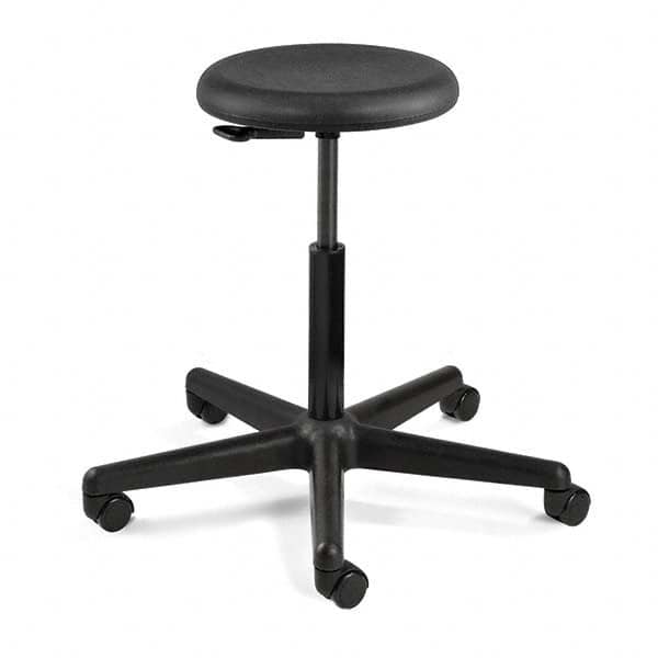 Bevco - Swivel & Adjustable Stools Type: Adjustable Backless Stool Base Type: Nylon - Exact Tool & Supply