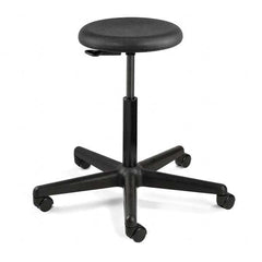 Bevco - Swivel & Adjustable Stools Type: Adjustable Backless Stool Base Type: Nylon - Exact Tool & Supply