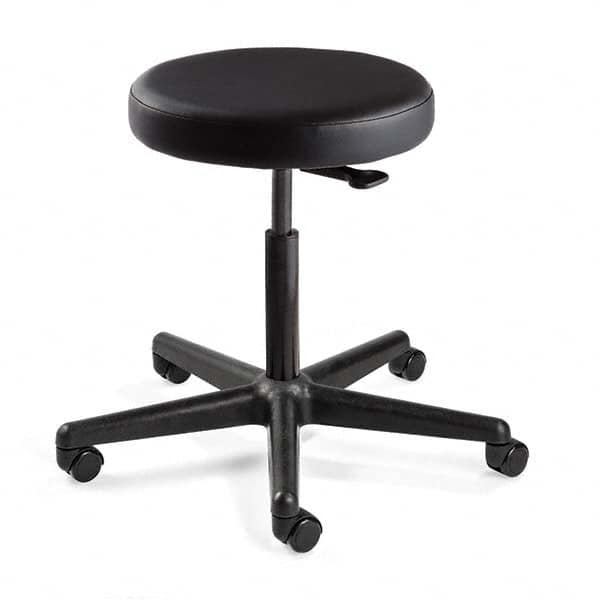 Bevco - Swivel & Adjustable Stools Type: Adjustable Backless Stool Base Type: Nylon - Exact Tool & Supply