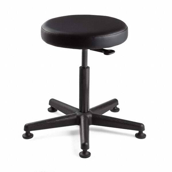 Bevco - Swivel & Adjustable Stools Type: Adjustable Backless Stool Base Type: Nylon - Exact Tool & Supply