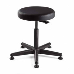 Bevco - Swivel & Adjustable Stools Type: Adjustable Backless Stool Base Type: Nylon - Exact Tool & Supply