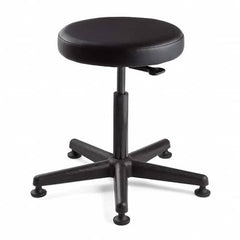 Bevco - Swivel & Adjustable Stools Type: Adjustable Backless Stool Base Type: Nylon - Exact Tool & Supply