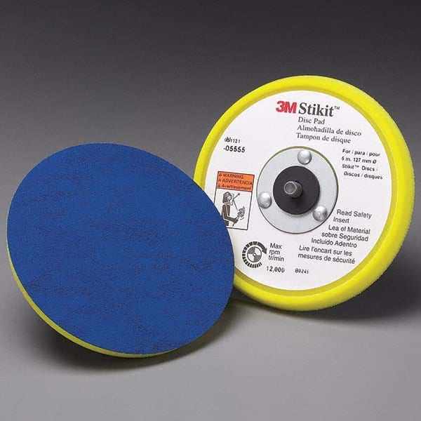 3M - Disc Backing Pads Backing Pad Type: Disc Pad Pad Diameter (Inch): 5 - Exact Tool & Supply