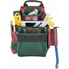 CLC - Tool Pouches & Holsters; Holder Type: Tool Bag ; Tool Type: General Purpose ; Material: Ballistic Nylon ; Color: Brown/Green ; Number of Pockets: 7 ; Depth (Inch): 6 - Exact Tool & Supply