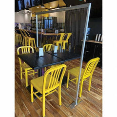 Goff's Enterprises - 60" x 60" Partition & Panel System-Social Distancing Barrier - Exact Tool & Supply