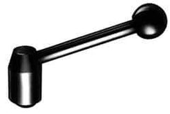 J.W. Winco - M6 x 1.0, 13.5mm Hub Diam, Steel Tapped Insert Adjustable Clamping Handle - Exact Tool & Supply