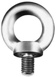 Value Collection - Steel, M36x4.00 Thread, Fixed Lifting Eye Bolt - Fully Threaded, 54mm Shank, 54mm Thread Length, Shoulder - Exact Tool & Supply