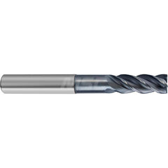 Square End Mill: 5/16'' Dia, 7/8'' LOC, 5/16'' Shank Dia, 3-1/4'' OAL, 4 Flutes, Solid Carbide Single End, AlCrN Finish, Helical Flute, Variable Helix, Centercutting, RH Cut, RH Flute, Series 6485