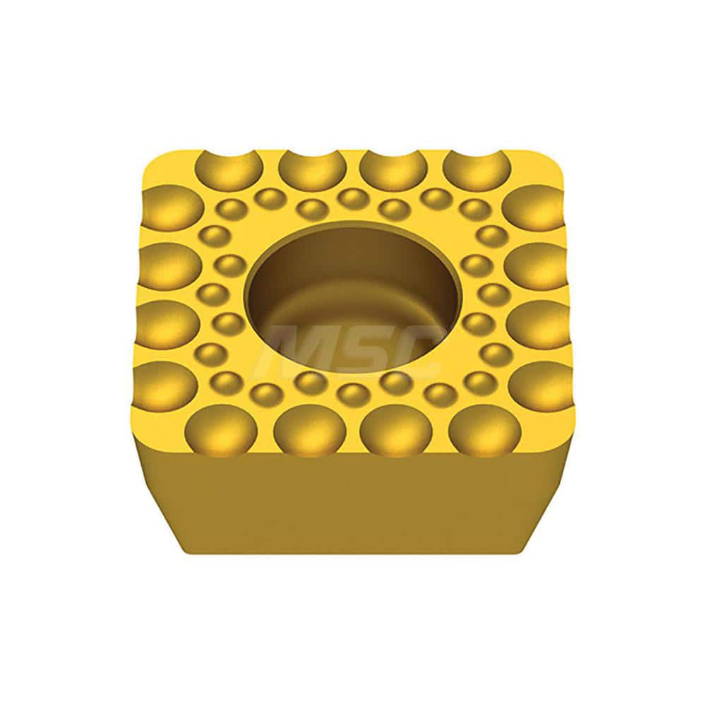 Indexable Drill Insert: 03 BK8430, Carbide TiAIN & TiN Finish, 1/4″ Inscribed Circle, Square