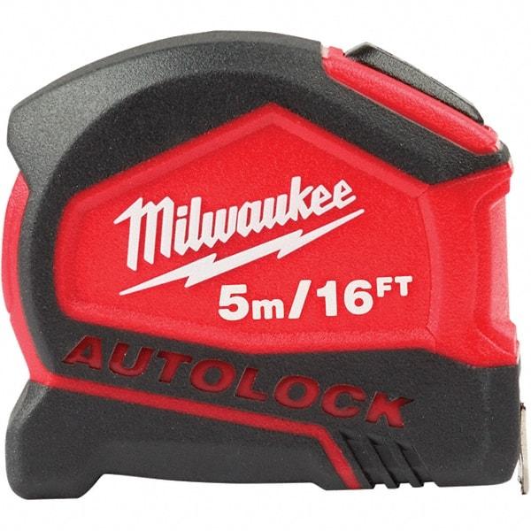 Milwaukee Tool - Tape Measures Length (Feet): 16.00 Width (mm): 27.00 - Exact Tool & Supply