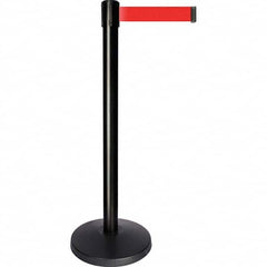 Tensator - Barrier Posts Type: Tensabarrier Post Post Color/Finish: Black - Exact Tool & Supply