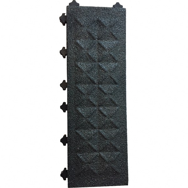 Ergo Advantage - 6" Long x 18" Wide x 1" Thick, Anti-Fatigue Modular Matting Anti-Fatigue Flooring - Exact Tool & Supply