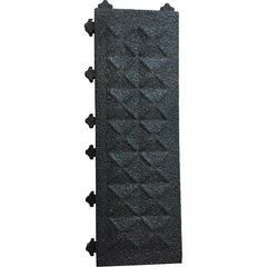 Ergo Advantage - 6" Long x 18" Wide x 1" Thick, Anti-Fatigue Modular Matting Anti-Fatigue Flooring - Exact Tool & Supply