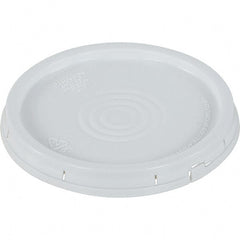 Vestil - Tote & Storage Container Lids For Use With: 3-1/2, 5 & 6 Gallon Pails Width (Decimal Inch): 12.500 - Exact Tool & Supply