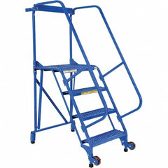 Vestil - 70" High 350 Lb Capacity 4 Step Ladder - Exact Tool & Supply
