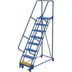 Vestil - 110" High 350 Lb Capacity 8 Step Ladder - Exact Tool & Supply