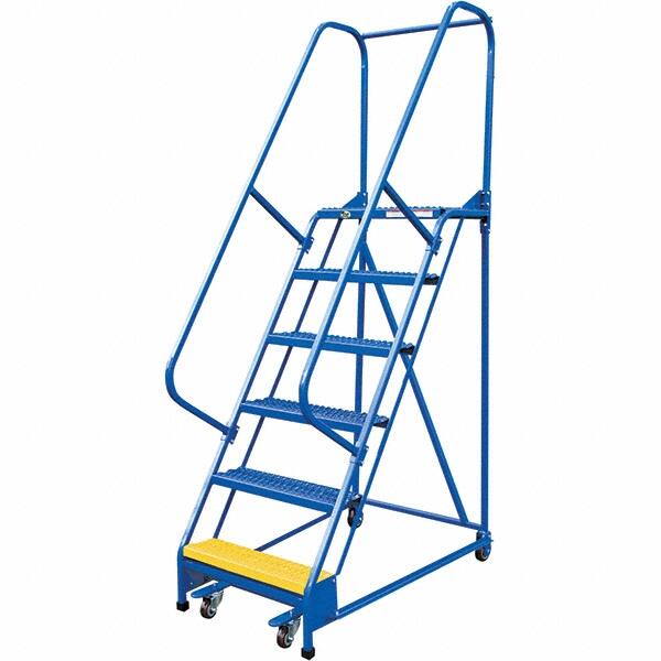 Vestil - 90" High 350 Lb Capacity 6 Step Ladder - Exact Tool & Supply