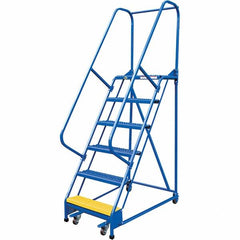 Vestil - 90" High 350 Lb Capacity 6 Step Ladder - Exact Tool & Supply