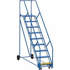 Vestil - 120" High 350 Lb Capacity 9 Step Ladder - Exact Tool & Supply