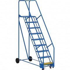 Vestil - 120" High 350 Lb Capacity 9 Step Ladder - Exact Tool & Supply