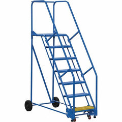 Vestil - 100" High 350 Lb Capacity 7 Step Ladder - Exact Tool & Supply