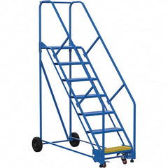 Vestil - 100" High 350 Lb Capacity 7 Step Ladder - Exact Tool & Supply