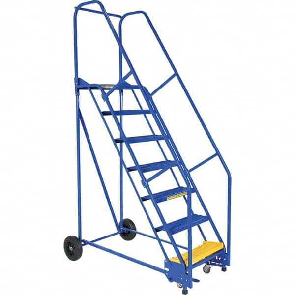Vestil - 100" High 350 Lb Capacity 7 Step Ladder - Exact Tool & Supply