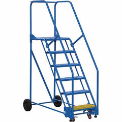 Vestil - 90" High 350 Lb Capacity 6 Step Ladder - Exact Tool & Supply