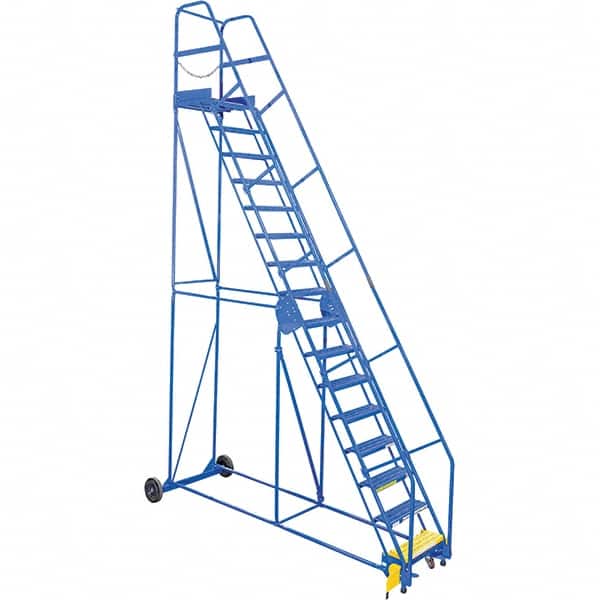 Vestil - 196" High 350 Lb Capacity 16 Step Ladder - Exact Tool & Supply