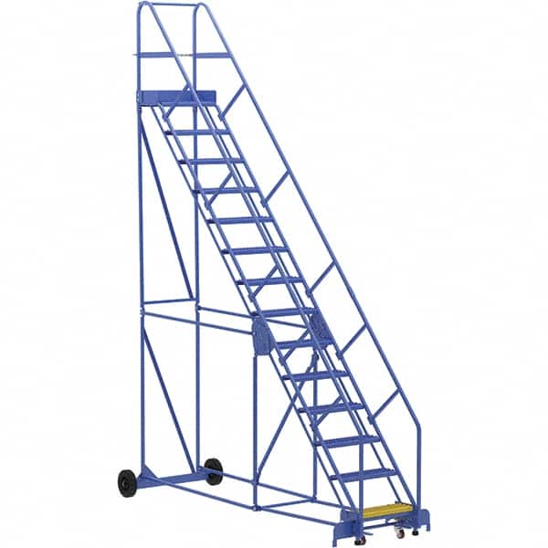 Vestil - 176" High 350 Lb Capacity 14 Step Ladder - Exact Tool & Supply