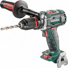 Metabo - 18 Volt 1/2" Chuck Pistol Grip Handle Cordless Drill - 500/1850 RPM, Keyless Chuck, Reversible, Lithium-Ion Batteries Not Included - Exact Tool & Supply