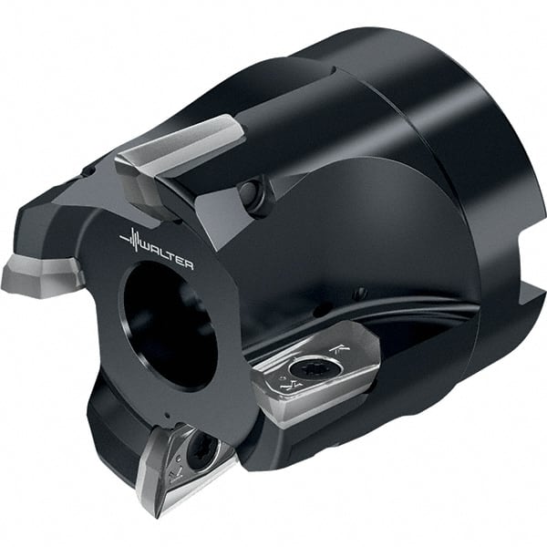 Walter - 50mm Cut Diam, 22mm Arbor Hole Diam, Indexable Square-Shoulder Face Mill - Exact Tool & Supply