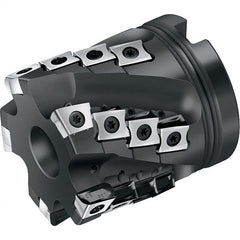 Walter - 2" Cut Diam, 1" Arbor Hole Diam, Indexable Square-Shoulder Face Mill - Exact Tool & Supply
