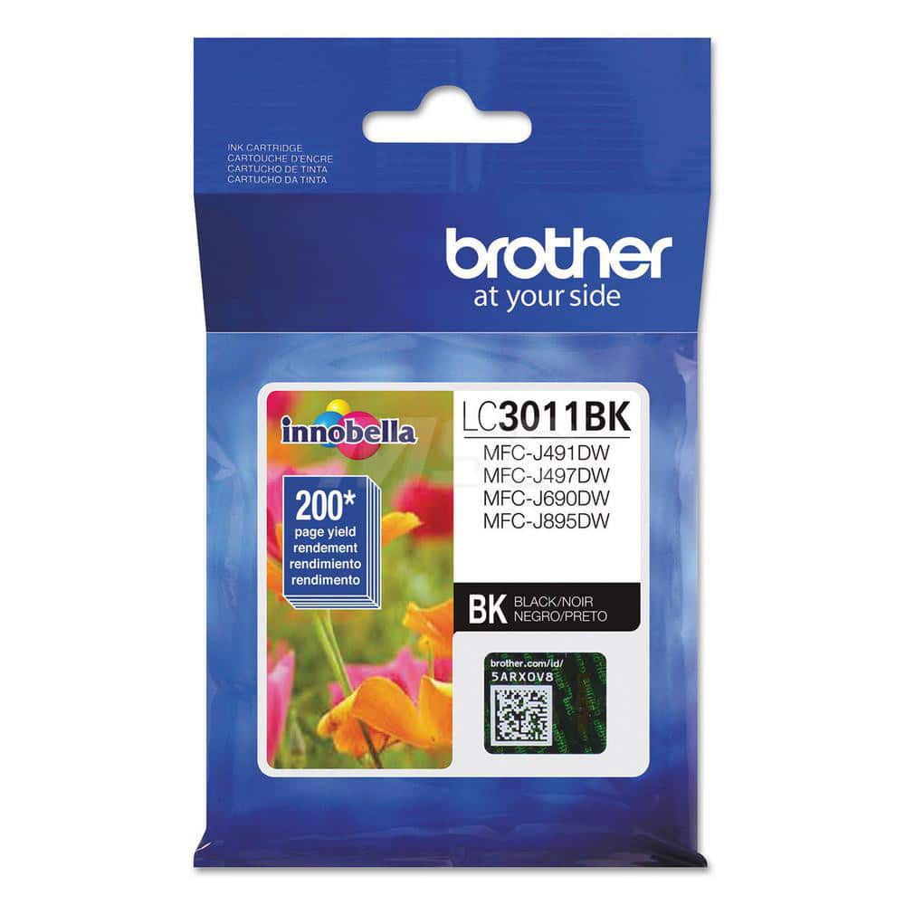 Brother - Office Machine Supplies & Accessories; Office Machine/Equipment Accessory Type: Ink Cartridge ; For Use With: MFC-J491DW; MFC-J497DW; MFC-J690DW; MFC-J895DW ; Color: Black - Exact Tool & Supply