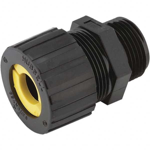 Hubbell-Raco - 0.437 to 0.375" Liquidtight Straight Strain Relief Cord Grip - Exact Tool & Supply