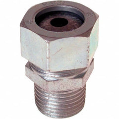 Hubbell-Raco - 0.5 to 0.375" Liquidtight Straight Strain Relief Cord Grip - Exact Tool & Supply