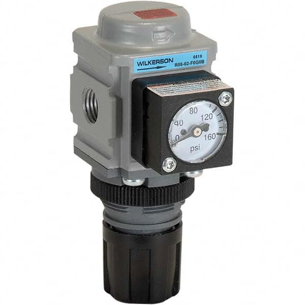 Wilkerson - Regulators Type: Miniature Port Size NPT: 1/4 - Exact Tool & Supply