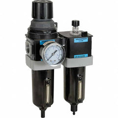 Wilkerson - Filter, Regulator & Lubricator (FRL) Units Configuration: 2 Pc. Filter/Regulator-Lubricator Body Type: Standard - Exact Tool & Supply