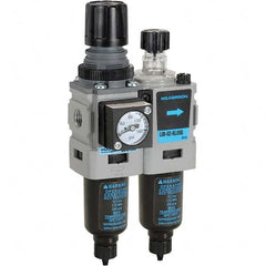 Wilkerson - Filter, Regulator & Lubricator (FRL) Units Configuration: 2 Pc. Filter/Regulator-Lubricator Body Type: Miniature - Exact Tool & Supply