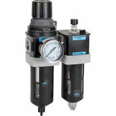 Wilkerson - Filter, Regulator & Lubricator (FRL) Units Configuration: 2 Pc. Filter/Regulator-Lubricator Body Type: Standard - Exact Tool & Supply