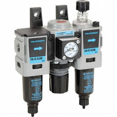 Wilkerson - Filter, Regulator & Lubricator (FRL) Units Configuration: 3 Pc. Filter-Regulator-Lubricator Body Type: Miniature - Exact Tool & Supply
