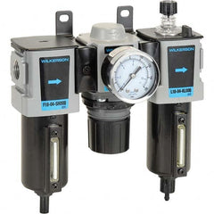 Wilkerson - Filter, Regulator & Lubricator (FRL) Units Configuration: 3 Pc. Filter-Regulator-Lubricator Body Type: Compact - Exact Tool & Supply