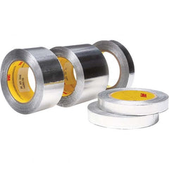 3M - 60 Yd x 2" x 4.6 mil Silver Aluminum Foil Tape - Exact Tool & Supply