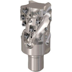 Seco - 1-1/2" Cut Diam, 44mm Max Depth of Cut, 20mm Shank Diam, 55mm OAL, Indexable Square Shoulder Slot Milling End Mill - XO.X12.. Inserts, M20 Modular Connection, 90° Lead Angle, Through Coolant, Series 217.69-12-Helical - Exact Tool & Supply