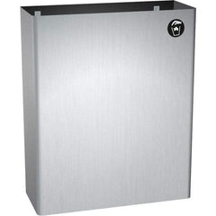 ASI-American Specialties, Inc. - Feminine Hygiene Product Receptacles Material: Stainless Steel Color: Silver - Exact Tool & Supply