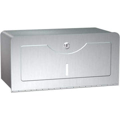 ASI-American Specialties, Inc. - Manual, Stainless Steel Paper Towel Dispenser - 400 Single-Fold, Silver - Exact Tool & Supply