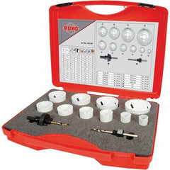 Rothenberger - Hole Saw Kits Minimum Saw Diameter (Inch): 3/4 Maximum Saw Diameter (Inch): 2-1/2 - Exact Tool & Supply
